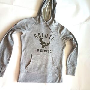 Nike Houston Texans Salute to Service Military Women's Gray Sweatshirts Small